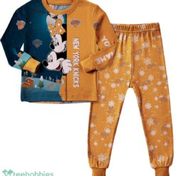 Custom Name New York Knicks Cartoon Mouse Couple Christmas Matching Pajamas Set image Custom Name New York Knicks Cartoon Mouse Couple Christmas Matching Pajamas Set Product Photo 4