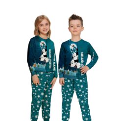 Custom Name Oakland Athletics Cartoon Mouse Couple Christmas Matching Pajamas Set image Custom Name Oakland Athletics Cartoon Mouse Couple Christmas Matching Pajamas Set Product Photo 3