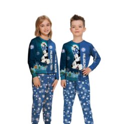 Custom Name Philadelphia 76ers Cartoon Mouse Couple Christmas Matching Pajamas Set image Custom Name Philadelphia 76ers Cartoon Mouse Couple Christmas Matching Pajamas Set Product Photo 3