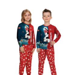 Custom Name San Francisco 49ers Cartoon Mouse Couple Christmas Matching Pajamas Set image Custom Name San Francisco 49ers Cartoon Mouse Couple Christmas Matching Pajamas Set Product Photo 4