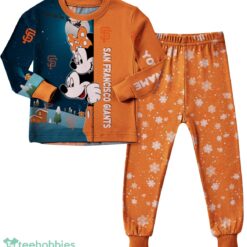 Custom Name San Francisco Giants Cartoon Mouse Couple Christmas Matching Pajamas Set image Custom Name San Francisco Giants Cartoon Mouse Couple Christmas Matching Pajamas Set Product Photo 3