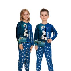 Custom Name St Louis Blues Cartoon Mouse Couple Christmas Matching Pajamas Set image Custom Name St Louis Blues Cartoon Mouse Couple Christmas Matching Pajamas Set Product Photo 3
