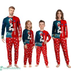 Custom Name Toronto Maple Leafs Cartoon Mouse Couple Christmas Matching Pajamas Set image Custom Name Toronto Maple Leafs Cartoon Mouse Couple Christmas Matching Pajamas Set Product Photo 4