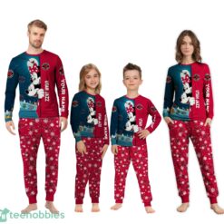 Custom Name Utah Jazz Cartoon Mouse Couple Christmas Matching Pajamas Set image Custom Name Utah Jazz Cartoon Mouse Couple Christmas Matching Pajamas Set Product Photo 4