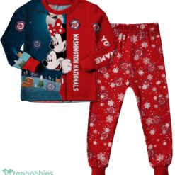 Custom Name Washington Nationals Cartoon Mouse Couple Christmas Matching Pajamas Set image Custom Name Washington Nationals Cartoon Mouse Couple Christmas Matching Pajamas Set Product Photo 2