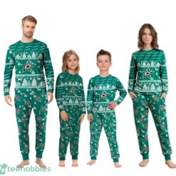Dallas Stars Christmas Pattern Family Matching Pajamas Sets Best Gift For Christmas image Dallas Stars Christmas Pattern Family Matching Pajamas Sets Best Gift For Christmas Product Photo 3