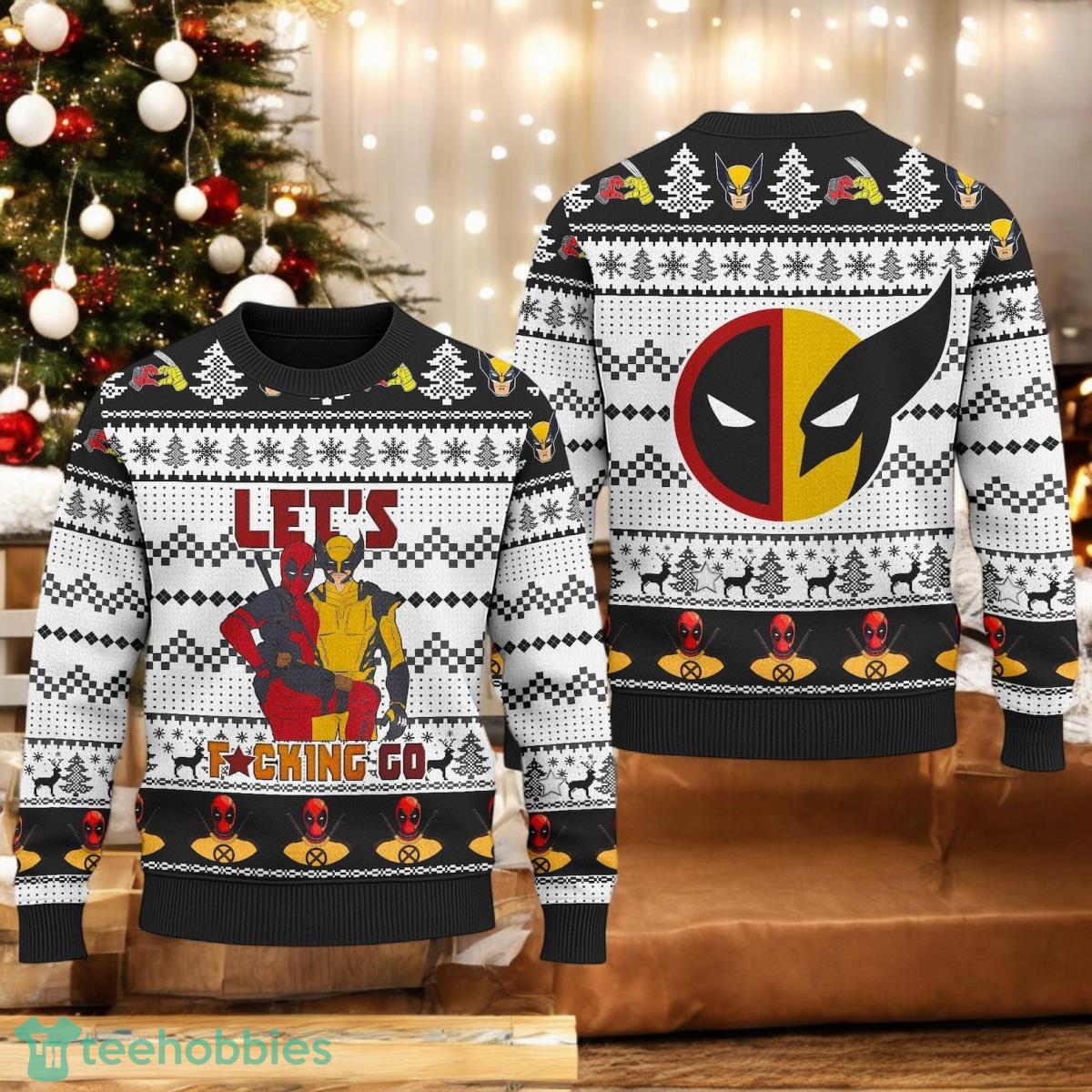 Deadpool And Wolverine Let's Fcking Co Ugly Christmas Sweater Let's Go Deadpool Wolverine Xmas Holiday Gift image deadpool and wolverine lets fcking co ugly christmas sweater lets go deadpool wolverine xmas holiday giftpx Deadpool And Wolverine Let's Fcking Co Ugly Christmas Sweater Let's Go Deadpool Wolverine Xmas Holiday Gift