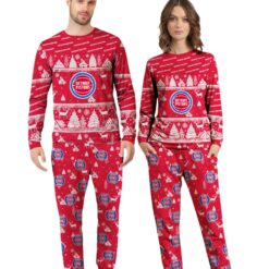 Detroit Pistons Christmas Pattern Family Matching Pajamas Sets Best Gift For Christmas image Detroit Pistons Christmas Pattern Family Matching Pajamas Sets Best Gift For Christmas Product Photo 3