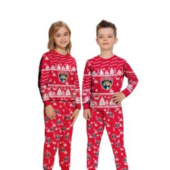 Florida Panthers Christmas Pattern Family Matching Pajamas Sets Best Gift For Christmas image Florida Panthers Christmas Pattern Family Matching Pajamas Sets Best Gift For Christmas Product Photo 2