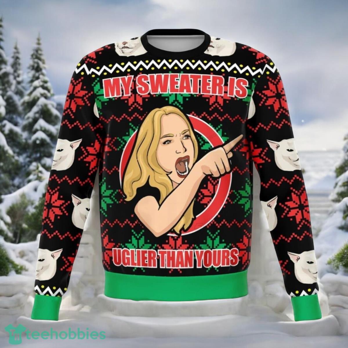 Funny Meme Christmas 3D Ugly Sweater For Men And Women Funny Meme Christmas 3D Ugly Sweater For Men And Women Product Photo 1