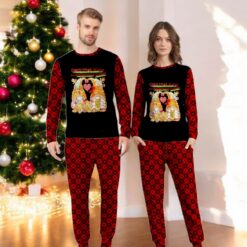 Gnome Gingerbread Christmas Wishes and Cocoa Kisses Family Matching Pajama Set image Gnome Gingerbread Christmas Wishes and Cocoa Kisses Family Matching Pajama Set Product Photo 4