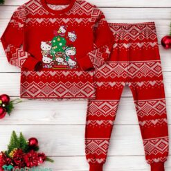 Hello Kittty Christmas Tree Family Matching Pajama Set image Hello Kittty Christmas Tree Family Matching Pajama Set Product Photo 2