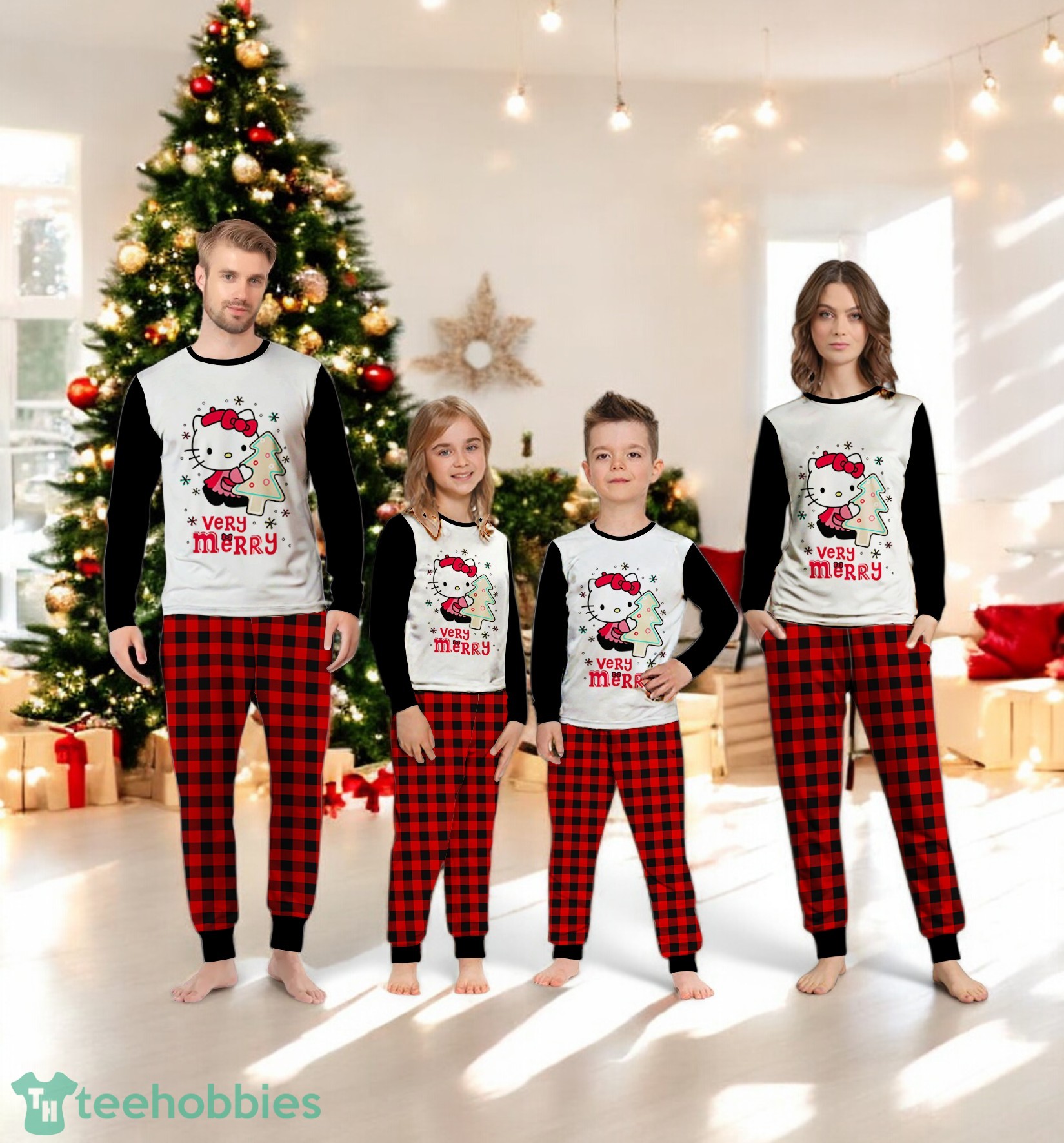 Hello Kitty Verry Merry Family Matching Pajamas Set image Hello Kitty Verry Merry Family Matching Pajamas Set Product Photo 4