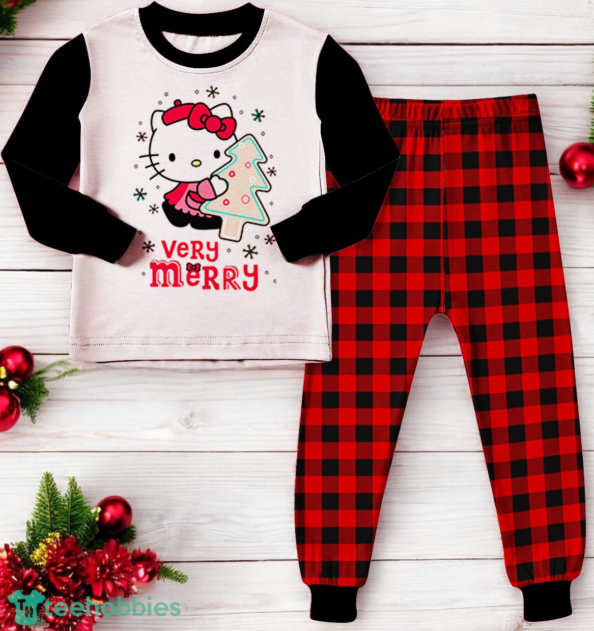 Hello Kitty Verry Merry Family Matching Pajamas Set Hello Kitty Verry Merry Family Matching Pajamas Set Product Photo 3