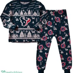 Houston Texans Christmas Pattern Family Matching Pajamas Sets Best Gift For Christmas image Houston Texans Christmas Pattern Family Matching Pajamas Sets Best Gift For Christmas Product Photo 2