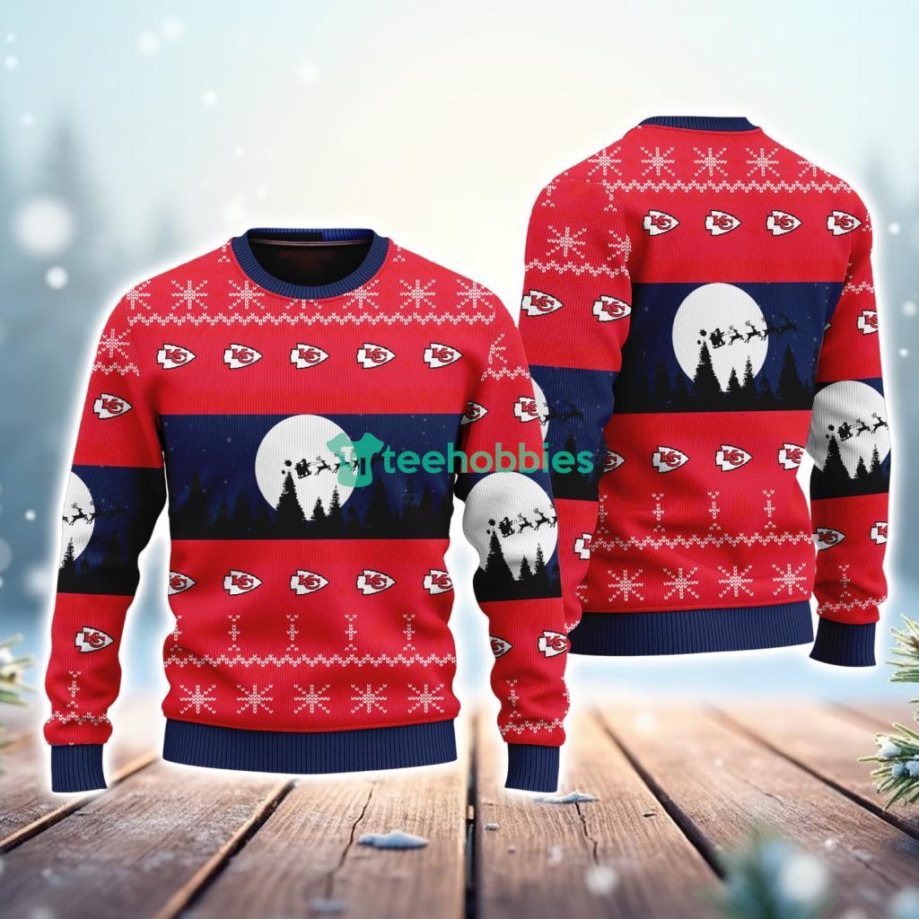 Kansas City Chiefs NFL Christmas AOP Sweater For Bigs Fans New Gift image Kansas City Chiefs NFL Christmas AOP Sweater For Bigs Fans New Gift Product Photo 1