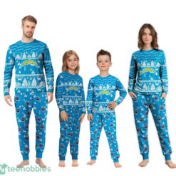 Los Angeles Chargers Christmas Pattern Family Matching Pajamas Sets Best Gift For Christmas image Los Angeles Chargers Christmas Pattern Family Matching Pajamas Sets Best Gift For Christmas Product Photo 4