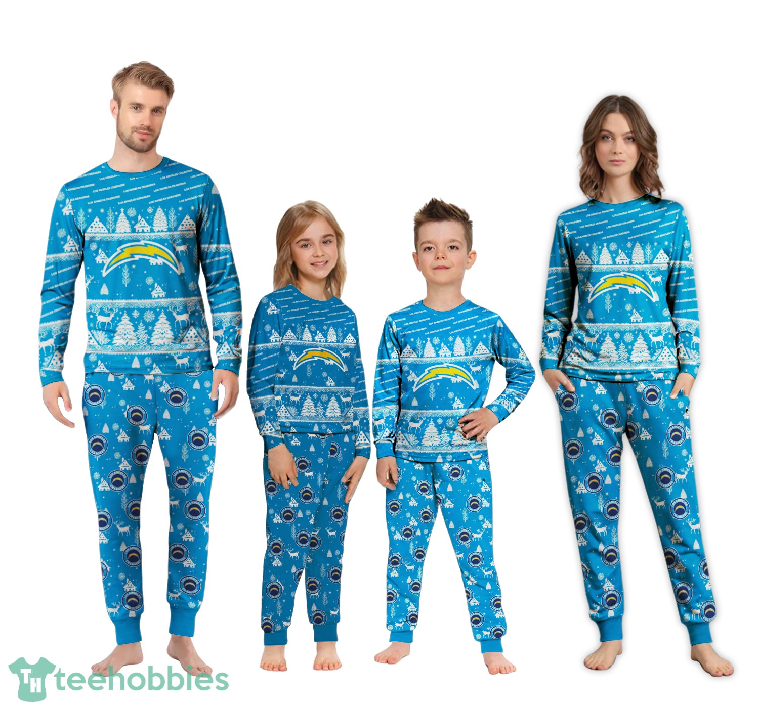 los-angeles-chargers-christmas-pattern-family-matching-pajamas-sets-best-gift-for-christmas-1.jpg Los Angeles Chargers Christmas Pattern Family Matching Pajamas Sets Best Gift For Christmas Product Photo 4