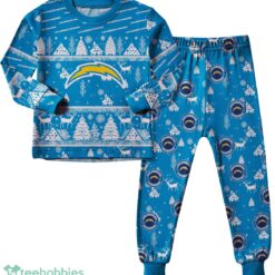 Los Angeles Chargers Christmas Pattern Family Matching Pajamas Sets Best Gift For Christmas image Los Angeles Chargers Christmas Pattern Family Matching Pajamas Sets Best Gift For Christmas Product Photo 3