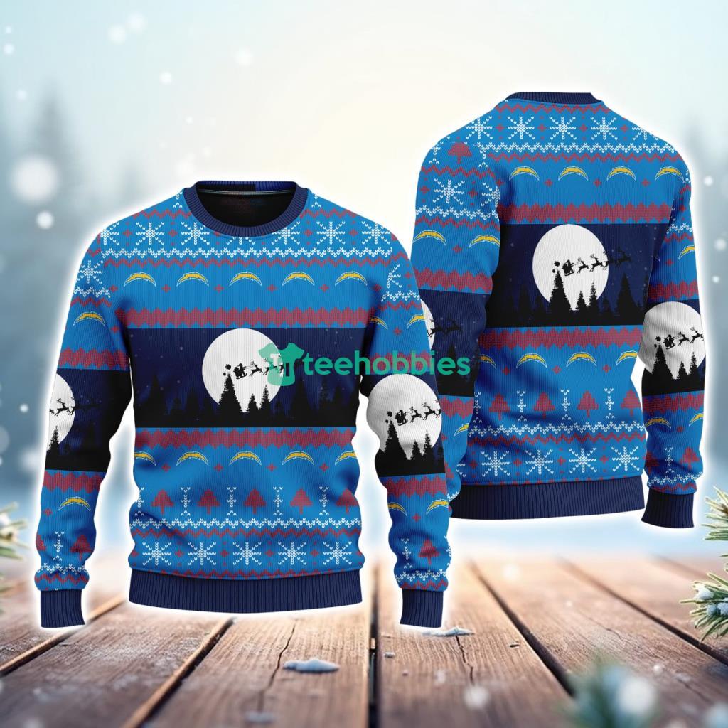 Los Angeles Chargers NFL Christmas AOP Sweater For Bigs Fans New Gift image Los Angeles Chargers NFL Christmas AOP Sweater For Bigs Fans New Gift Product Photo 1