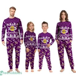 Los Angeles Lakers Christmas Pattern Family Matching Pajamas Sets Best Gift For Christmas image Los Angeles Lakers Christmas Pattern Family Matching Pajamas Sets Best Gift For Christmas Product Photo 4