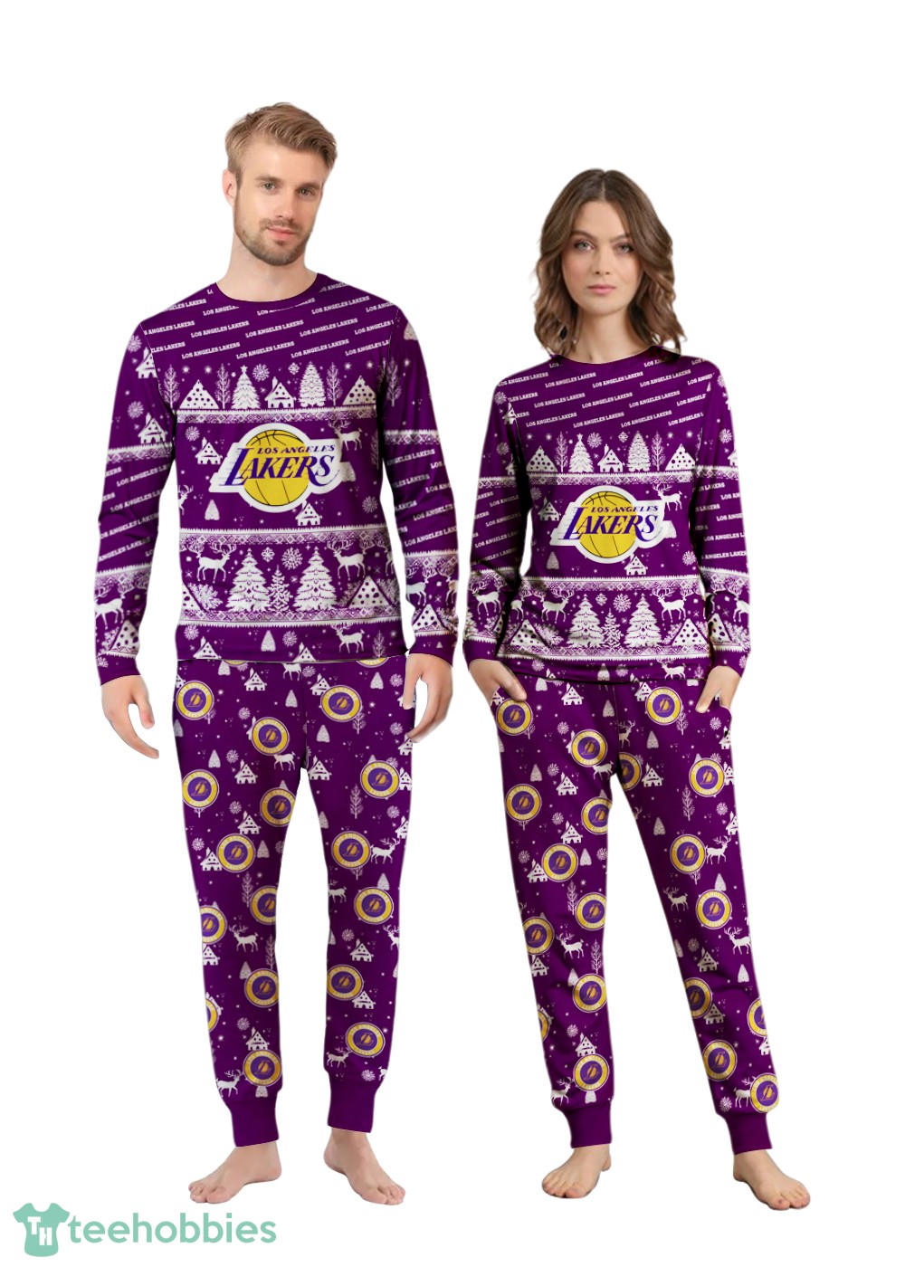 los-angeles-lakers-christmas-pattern-family-matching-pajamas-sets-best-gift-for-christmas.jpg Los Angeles Lakers Christmas Pattern Family Matching Pajamas Sets Best Gift For Christmas Product Photo 2