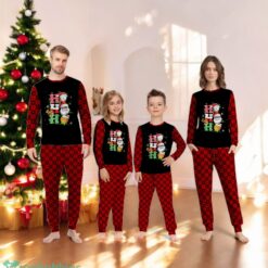 Merry Christmas Funny Hohoho Santa Snowman Bingerbread Family Matching Pajama Set image Merry Christmas Funny Hohoho Santa Snowman Bingerbread Family Matching Pajama Set Product Photo 4