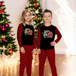 Merry Everything and A Happy Always Rainbow Christmas Tree Family Matching Pajama Set image Merry Everything and A Happy Always Rainbow Christmas Tree Family Matching Pajama Set Product Photo 4