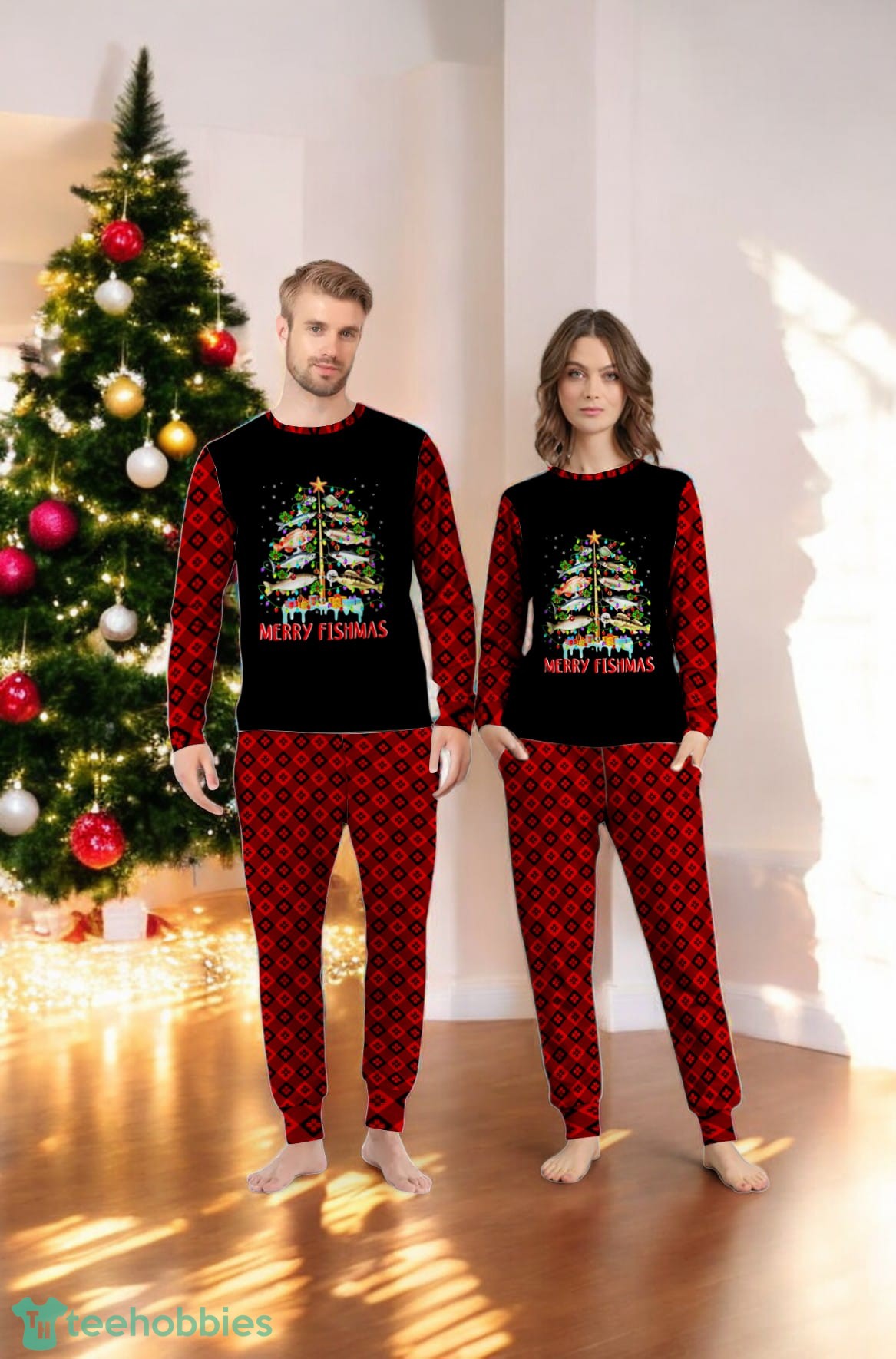 merry-fishmas-funny-christmas-tree-lights-fish-fishing-rod-family-matching-pajama-set.jpg Merry Fishmas Funny Christmas Tree Lights Fish Fishing Rod Family Matching Pajama Set Product Photo 1