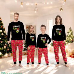 Merry Grinchmas To All The Grinch Couple Family Matching Pajamas Set image Merry Grinchmas To All The Grinch Couple Family Matching Pajamas Set Product Photo 3
