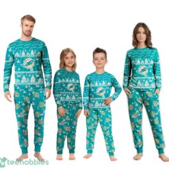 Miami Dolphins Christmas Pattern Family Matching Pajamas Sets Best Gift For Christmas image Miami Dolphins Christmas Pattern Family Matching Pajamas Sets Best Gift For Christmas Product Photo 3