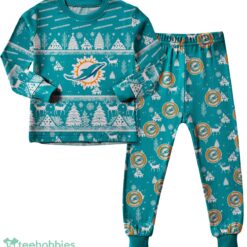 Miami Dolphins Christmas Pattern Family Matching Pajamas Sets Best Gift For Christmas image Miami Dolphins Christmas Pattern Family Matching Pajamas Sets Best Gift For Christmas Product Photo 2