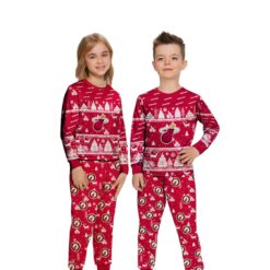 Miami Heat Christmas Pattern Family Matching Pajamas Sets Best Gift For Christmas image Miami Heat Christmas Pattern Family Matching Pajamas Sets Best Gift For Christmas Product Photo 2