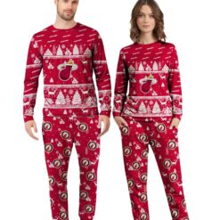 Miami Heat Christmas Pattern Family Matching Pajamas Sets Best Gift For Christmas image Miami Heat Christmas Pattern Family Matching Pajamas Sets Best Gift For Christmas Product Photo 4