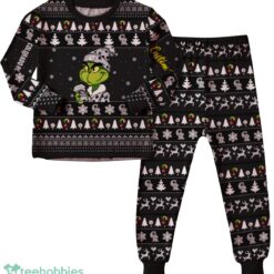 MLB Grinch Colorado Rockies MLB Custom Name Christmas Knitting Pattern Matching Family Pajamas Set image MLB Grinch Colorado Rockies MLB Custom Name Christmas Knitting Pattern Matching Family Pajamas Set Product Photo 2