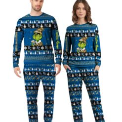 MLB Grinch Kansas City Royals MLB Custom Name Christmas Knitting Pattern Matching Family Pajamas Set image MLB Grinch Kansas City Royals MLB Custom Name Christmas Knitting Pattern Matching Family Pajamas Set Product Photo 4