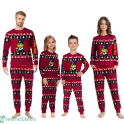 MLB Grinch Los Angeles Angels MLB Custom Name Christmas Knitting Pattern Matching Family Pajamas Set image MLB Grinch Los Angeles Angels MLB Custom Name Christmas Knitting Pattern Matching Family Pajamas Set Product Photo 3