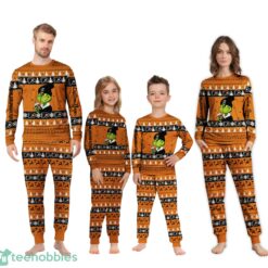 MLB Grinch Philadelphia Flyers Custom Name Christmas Knitting Pattern Matching Family Pajamas Set image MLB Grinch Philadelphia Flyers Custom Name Christmas Knitting Pattern Matching Family Pajamas Set Product Photo 3