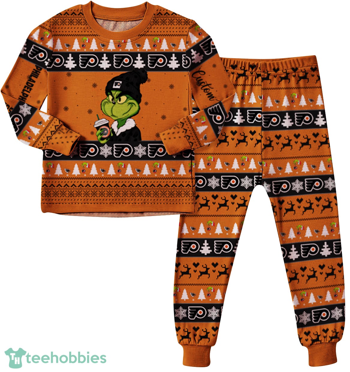 mlb-grinch-philadelphia-flyers-custom-name-christmas-knitting-pattern-matching-family-pajamas-set-3.jpg MLB Grinch Philadelphia Flyers Custom Name Christmas Knitting Pattern Matching Family Pajamas Set Product Photo 2