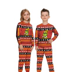 MLB Grinch San Diego Padres MLB Custom Name Christmas Knitting Pattern Matching Family Pajamas Set image MLB Grinch San Diego Padres MLB Custom Name Christmas Knitting Pattern Matching Family Pajamas Set Product Photo 4