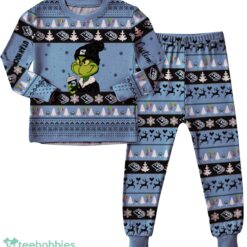 MLB Grinch Utah Hockey Club Custom Name Christmas Knitting Pattern Matching Family Pajamas Set image MLB Grinch Utah Hockey Club Custom Name Christmas Knitting Pattern Matching Family Pajamas Set Product Photo 4