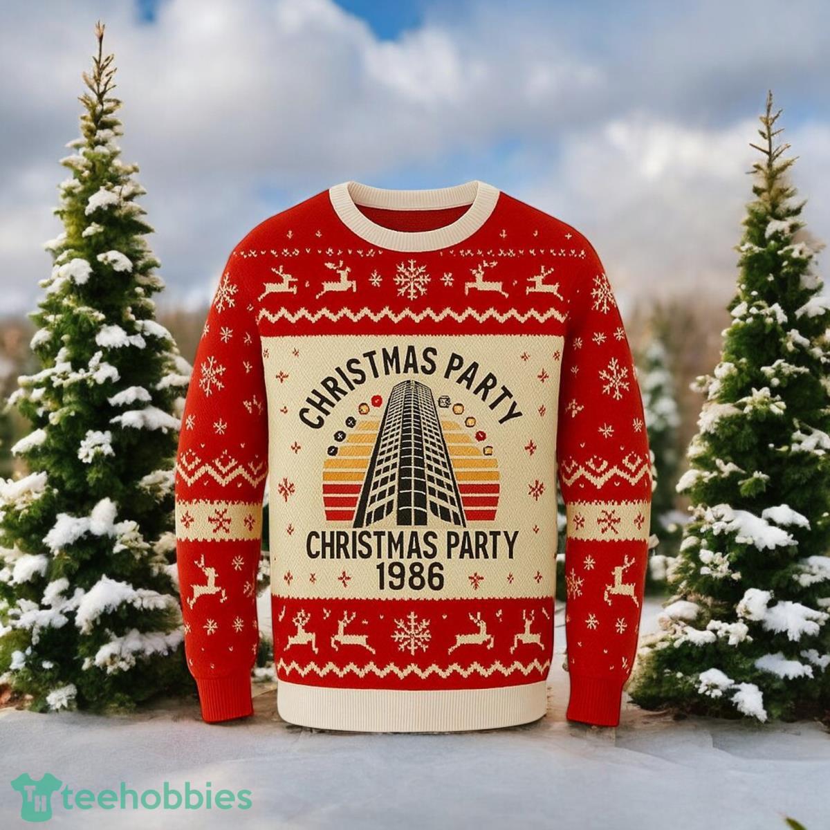 Nakatomi Plaza Christmas Party 1988 Sweater Die Hard Christmas 3D Ugly Sweater For Men And Women Nakatomi Plaza Christmas Party 1988 Sweater Die Hard Christmas 3D Ugly Sweater For Men And Women Product Photo 1