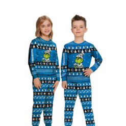 NBA Grinch Dallas Mavericks Custom Name Christmas Knitting Pattern Matching Family Pajamas Set image NBA Grinch Dallas Mavericks Custom Name Christmas Knitting Pattern Matching Family Pajamas Set Product Photo 4