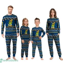NBA Grinch Indiana Pacers Custom Name Christmas Knitting Pattern Matching Family Pajamas Set image NBA Grinch Indiana Pacers Custom Name Christmas Knitting Pattern Matching Family Pajamas Set Product Photo 2