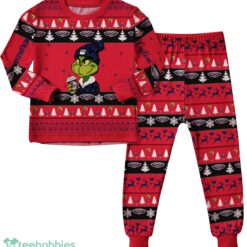 NBA Grinch New Orleans Pelicans Custom Name Christmas Knitting Pattern Matching Family Pajamas Set image NBA Grinch New Orleans Pelicans Custom Name Christmas Knitting Pattern Matching Family Pajamas Set Product Photo 2