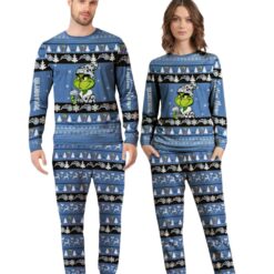NBA Grinch Orlando Magic Custom Name Christmas Knitting Pattern Matching Family Pajamas Set image NBA Grinch Orlando Magic Custom Name Christmas Knitting Pattern Matching Family Pajamas Set Product Photo 2