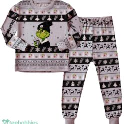NBA Grinch San Antonio Spurs Custom Name Christmas Knitting Pattern Matching Family Pajamas Set image NBA Grinch San Antonio Spurs Custom Name Christmas Knitting Pattern Matching Family Pajamas Set Product Photo 3