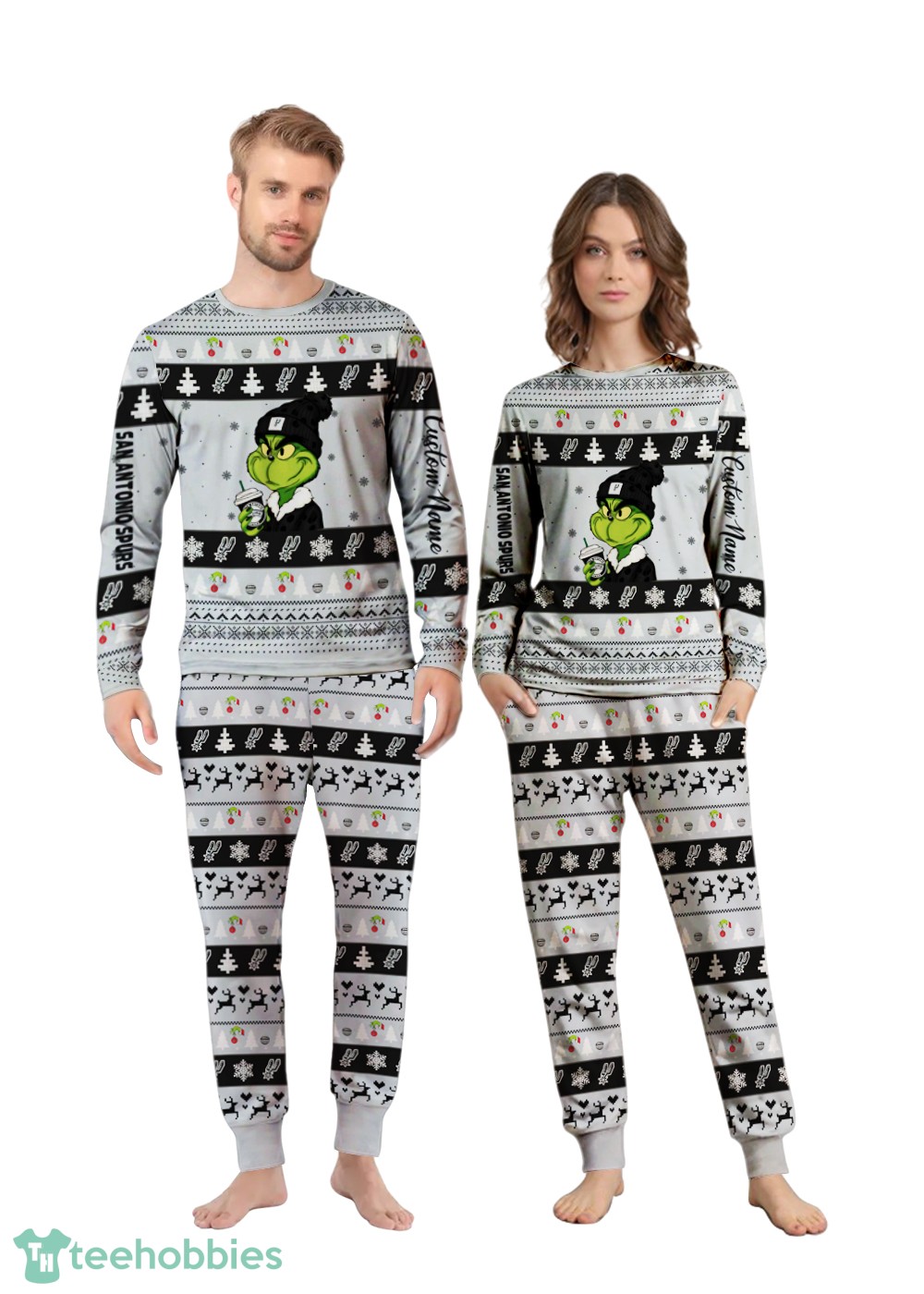 nba-grinch-san-antonio-spurs-custom-name-christmas-knitting-pattern-matching-family-pajamas-set.jpg NBA Grinch San Antonio Spurs Custom Name Christmas Knitting Pattern Matching Family Pajamas Set Product Photo 2