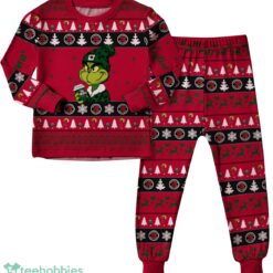 NBA Grinch Utah Jazz Custom Name Christmas Knitting Pattern Matching Family Pajamas Set image NBA Grinch Utah Jazz Custom Name Christmas Knitting Pattern Matching Family Pajamas Set Product Photo 4