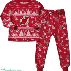 New Jersey Devils Christmas Pattern Family Matching Pajamas Sets Best Gift For Christmas image New Jersey Devils Christmas Pattern Family Matching Pajamas Sets Best Gift For Christmas Product Photo 3